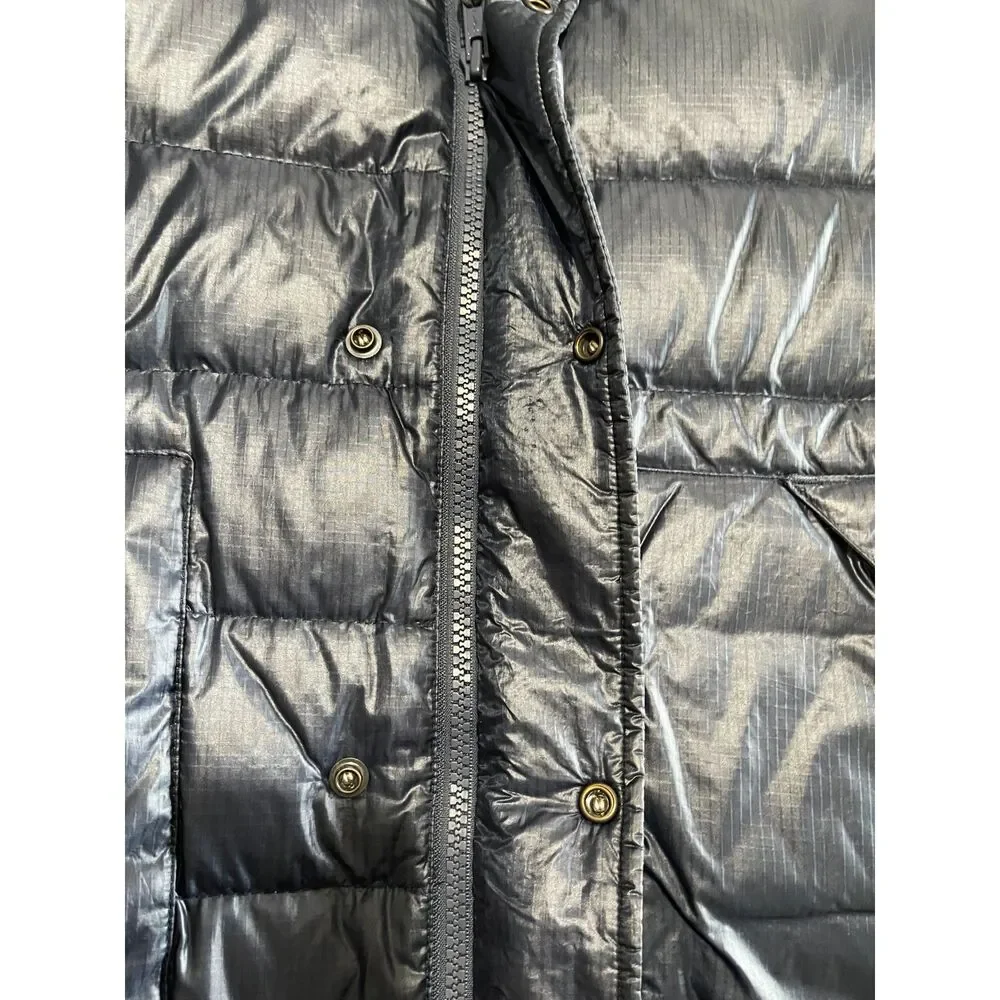 J. Crew quilted Down jacket puffer outerwear sport black winter men M